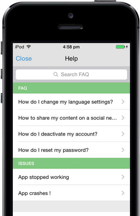 HelpStack IOS SDK